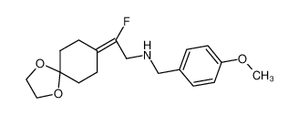 [2-(1,4-dioxaspiro[4,5]dec-8-ylidene)-2-fluoroethyl]-p-methoxybenzylamine 745812-39-9