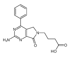 4-(2-amino-7-oxo-4-phenyl-5H-pyrrolo[3,4-d]pyrimidin-6-yl)butanoic acid 76628-78-9