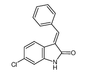 3-亚苄基-6-氯吲哚-2-酮