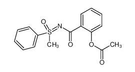 N-[2-acetoxybenzoyl]-S-methyl-S-phenylsulfoximine 1377585-15-3