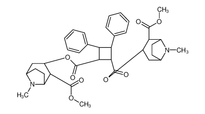 二[(1R,2R,5S)-2-甲氧羰基-8-甲基-8-氮杂双环[3.2.1]辛烷-3-基](1S,2S,3R,4S)-3,4-二(苯基)环丁烷-1,2-二羧酸酯