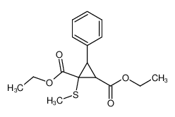 1-methylthio-3-phenyl-1,2-cyclopropanedicarboxylic acid diethyl ester 94117-87-0