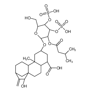 1398-13-6 structure, C30H46O16S2