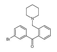 (3-bromophenyl)-[2-(piperidin-1-ylmethyl)phenyl]methanone 898773-03-0