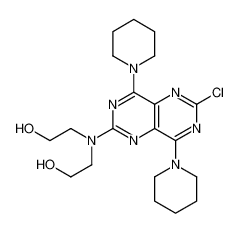 2-二乙醇氨基-6-氯-4,8-二哌啶嘧啶并[5,4-d]嘧啶