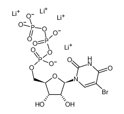 tetralithium,[[[(2R,3S,4R,5R)-5-(5-bromo-2,4-dioxopyrimidin-1-yl)-3,4-dihydroxyoxolan-2-yl]methoxy-oxidophosphoryl]oxy-oxidophosphoryl] phosphate 93882-11-2