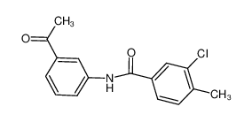 N-(3-acetylphenyl)-3-chloro-4-methylbenzamide 433322-10-2