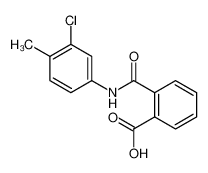 2-[(3-chloro-4-methylphenyl)carbamoyl]benzoic acid 19368-34-4