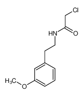2-Chloro-N-[2-(3-methoxyphenyl)ethyl]acetamide 34162-12-4
