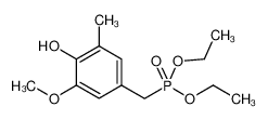 二乙基(4-羟基-3-甲氧基-5-甲基苄基)膦酸酯