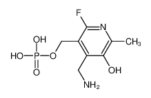 [4-(aminomethyl)-2-fluoro-5-hydroxy-6-methylpyridin-3-yl]methyl dihydrogen phosphate 42242-44-4