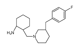 (1R,2S)-2-[[(3S)-3-[(4-fluorophenyl)methyl]piperidin-1-yl]methyl]cyclohexan-1-amine 275815-63-9