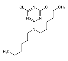 4,6-dichloro-N,N-dihexyl-1,3,5-triazin-2-amine 84946-00-9