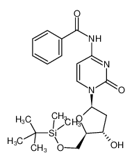 N-[1-[(2S,4S,5R)-2-dimethylsilyl-4-hydroxy-5-[(2-methylpropan-2-yl)oxymethyl]oxolan-2-yl]-2-oxopyrimidin-4-yl]benzamide 51549-36-1