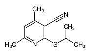 4,6-dimethyl-2-propan-2-ylsulfanylpyridine-3-carbonitrile 690632-78-1