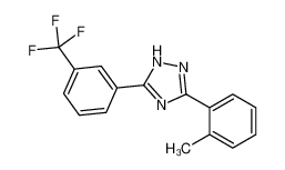 5-(2-methylphenyl)-3-[3-(trifluoromethyl)phenyl]-1H-1,2,4-triazole 69095-77-8