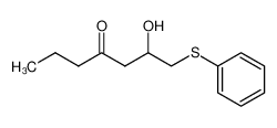2-hydroxy-1-phenylsulfanylheptan-4-one 766546-74-1