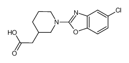 [1-(5-Chloro-1,3-benzoxazol-2-yl)piperidin-3-yl]-acetic acid