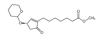 methyl 7-[(3R)-3-(oxan-2-yloxy)-5-oxocyclopenten-1-yl]heptanoate 60934-42-1