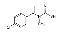 4-(4-chlorophenyl)-3-methyl-1H-imidazole-2-thione 17452-31-2