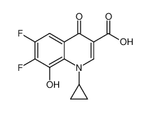 1-Cyclopropyl-6,7-difluoro-1,4-dihydro-8-hydroxy-4-oxo-3-quinolinecarboxylic Acid 154093-72-8