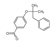 1-(2-methyl-1-phenylpropan-2-yl)oxy-4-nitrobenzene 62517-31-1