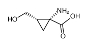 (1R,2S)-1-amino-2-(hydroxymethyl)cyclopropane-1-carboxylic acid 127181-31-1