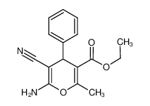 6-氨基-5-氰基-2-甲基-4-苯基-4H-吡喃-3-羧酸乙酯