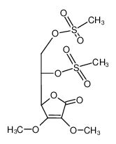 L-Ascorbic acid, 2,3-di-O-methyl-, dimethanesulfonate (en) 169613-95-0