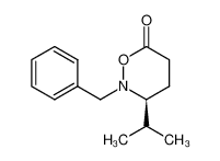 2-benzyl-3-isopropyl-(1,2)oxazinan-6-one