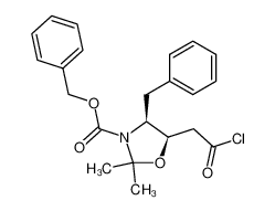 4(S)-Benzyl-3-(benzyloxycarbonyl)-2,2-dimethyl-5(R)-oxazolidineacetic acid chloride 1027376-26-6
