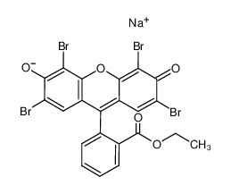 sodium,2,4,5,7-tetrabromo-9-(2-ethoxycarbonylphenyl)-6-oxoxanthen-3-olate 21514-87-4