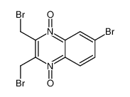 6-bromo-2,3-bis(bromomethyl)-4-oxidoquinoxalin-1-ium 1-oxide 89142-05-2