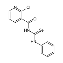 N-phenyl N'-2-chloronicotinoylselenourea 89914-52-3