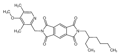 1039745-25-9 2-(2-ethylhexyl)-6-((4-methoxy-3,5-dimethylpyridin-2-yl)methyl)pyrrolo[3,4-f]isoindole-1,3,5,7(2H,6H)-tetraone