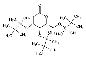 3,4,6-tri-O-tert-butyldimethylsilyl-2-deoxy-D-arabino-hexono-1,5-lactone