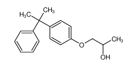 1-[4-(2-phenylpropan-2-yl)phenoxy]propan-2-ol 56949-68-9