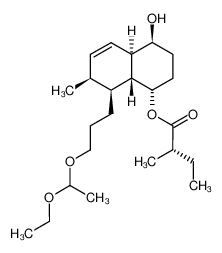 (1S,4S,4aR,7S,8S,8aR)-8-(3-(1-ethoxyethoxy)propyl)-4-hydroxy-7-methyl-1,2,3,4,4a,7,8,8a-octahydronaphthalen-1-yl (2S)-2-methylbutanoate 79782-52-8
