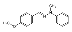 p-methoxybenzaldehyde methyl(phenyl)hydrazone 59670-26-7