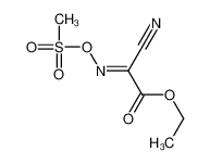 ethyl 2-cyano-2-methylsulfonyloxyiminoacetate 54769-21-0