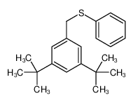 1,3-ditert-butyl-5-(phenylsulfanylmethyl)benzene 62938-09-4
