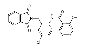 N-[4-chloro-2-[(1,3-dioxoisoindol-2-yl)methyl]phenyl]-2-hydroxybenzamide 693288-97-0