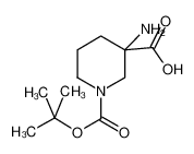 3-Amino-1-(tert-butoxycarbonyl)piperidine-3-carboxylic acid 368866-17-5