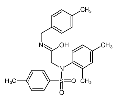 6491-93-6 2-(2,4-dimethyl-N-(4-methylphenyl)sulfonylanilino)-N-[(4-methylphenyl)methyl]acetamide