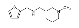 [(1-Methylpiperidin-3-yl)methyl]-(2-thienyl-methyl)amine