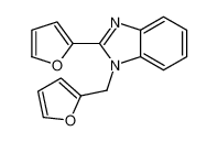 79324-83-7 2-(furan-2-yl)-1-(furan-2-ylmethyl)benzimidazole