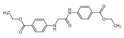N-(4-ethoxycarbonyl-phenyl)-glycine-(4-ethoxycarbonyl-anilide) 41653-12-7