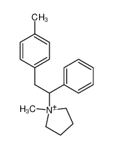 1-methyl-1-(1-phenyl-2-(p-tolyl)ethyl)pyrrolidin-1-ium