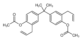 [4-[1-(4-acetoxy-3-allyl-phenyl)-1-methyl-ethyl]-2-allyl-phenyl] acetate