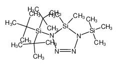 5,5-Dimethyl-1-(tri-tert-butylsilyl)-4-(trimethylsilyl)-1,2,3,4-tetraaza-5-sila-2-cyclopenten 108148-46-5